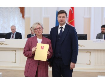 Благодарственное письмо от губернатора Санкт-Петербурга Виктории Тишиной