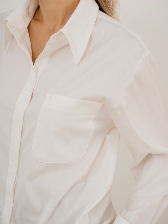 Белая женская рубашка Эльза